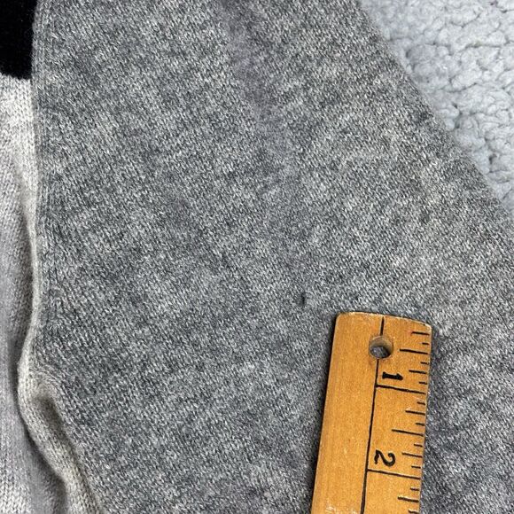Cashmere by Charter Club Cardigan Sweater Womens L Colorblock 2 Ply HOLES STAINS - Picture 5 of 14
